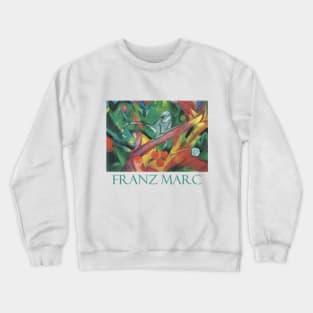 The Little Monkey by Franz Marc Crewneck Sweatshirt